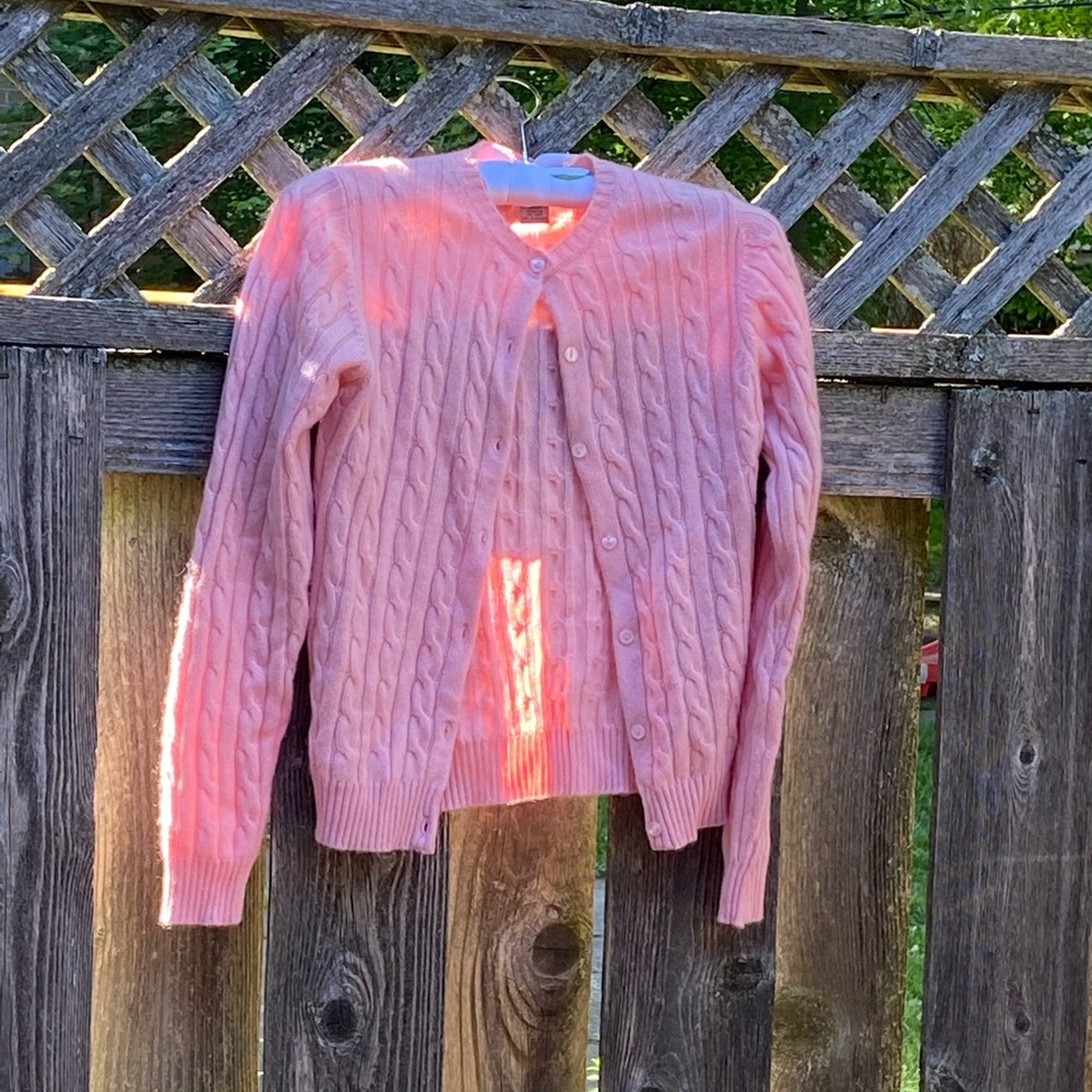 Perfect Soft Pink Cashmere Cardigan